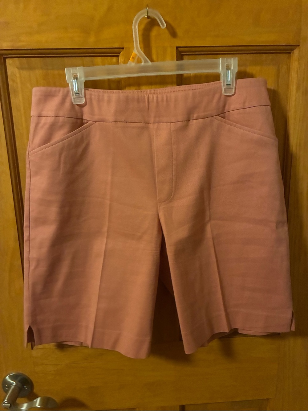 Time and Tru Rose Pink Pull-On Bermuda Shorts